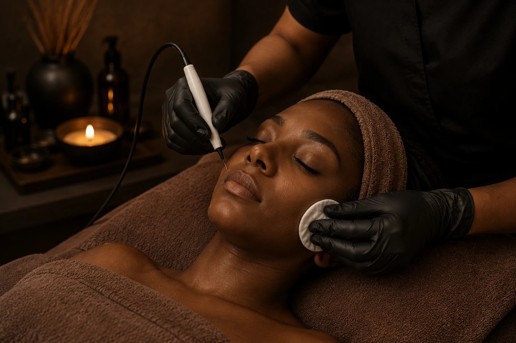 Electrolysis treatment at Gena Beautique Bar
